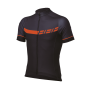 Maillot été "Keirin" jersey - Vetement Couleur : Noir/Orange 