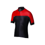 Maillot été "RoadTech"  - Vetement Couleur : Noir/Rouge