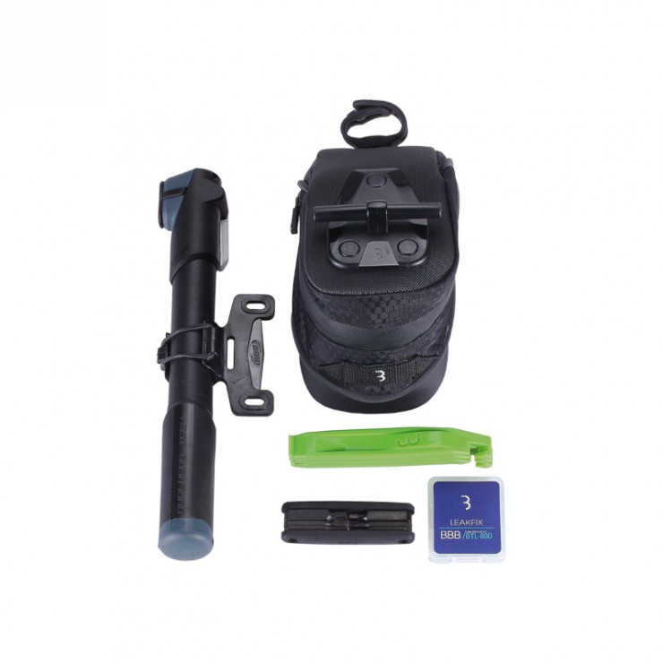 Kit sacoche de selle + pompe + outils "Saddlebag Combi" taille M