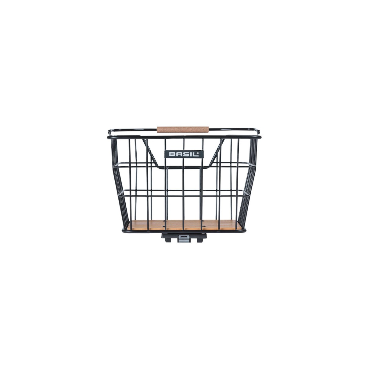 Basil Nordland panier de vélo MIK, 23L, noir/brun naturel Basil Nordland panier de vélo MIK, 23L, noir/brun naturel