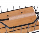 Basil Nordland panier de vélo MIK, 23L, noir/brun naturel Basil Nordland panier de vélo MIK, 23L, noir/brun naturel