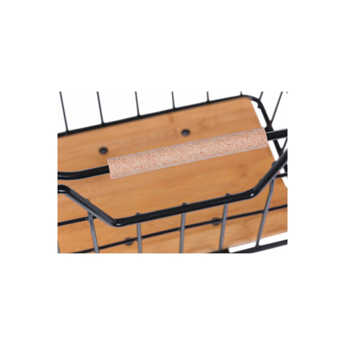 Basil Nordland panier de vélo MIK, 23L, noir/brun naturel Basil Nordland panier de vélo MIK, 23L, noir/brun naturel