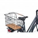 Basil Nordland panier de vélo MIK, 23L, noir/brun naturel Basil Nordland panier de vélo MIK, 23L, noir/brun naturel