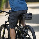 Sacoche CONTOUR Etanche Grise Fixation selle Sacoche CONTOUR Etanche Grise Fixation selle