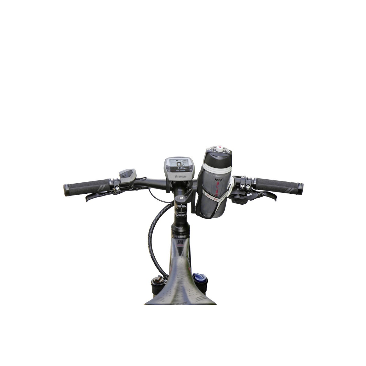 Fixation porte bidon pour capot de direction Fixation porte bidon pour capot de direction