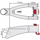 Prolongateur tube de selle + fixation Prolongateur tube de selle + fixation