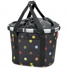 BikeBasket noir à pois couleur BikeBasket noir à pois couleur