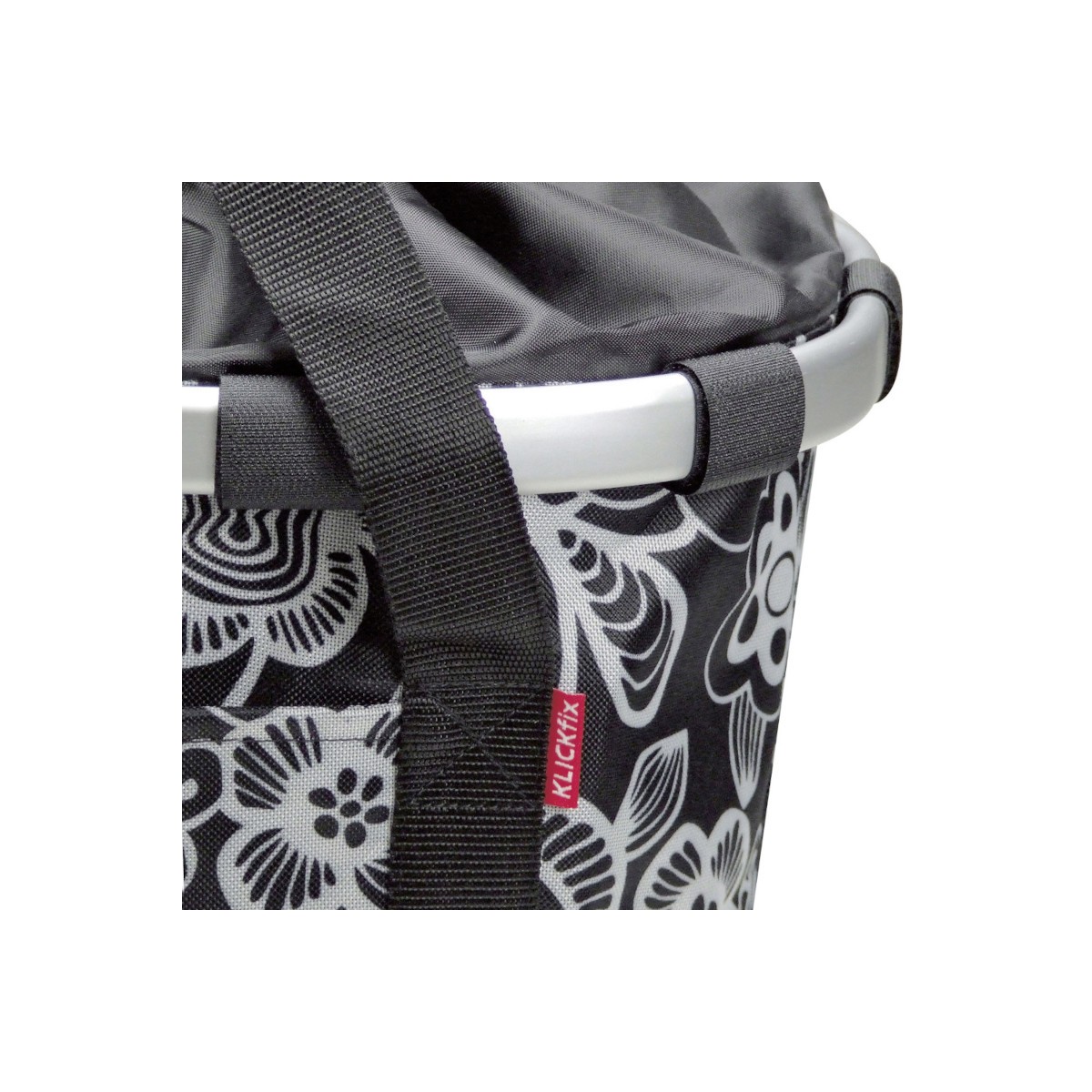 BikeBasket fleur noir BikeBasket fleur noir