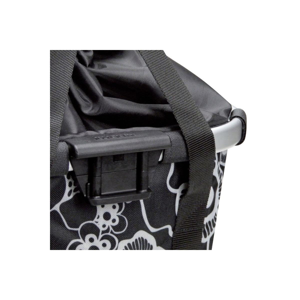 BikeBasket fleur noir BikeBasket fleur noir