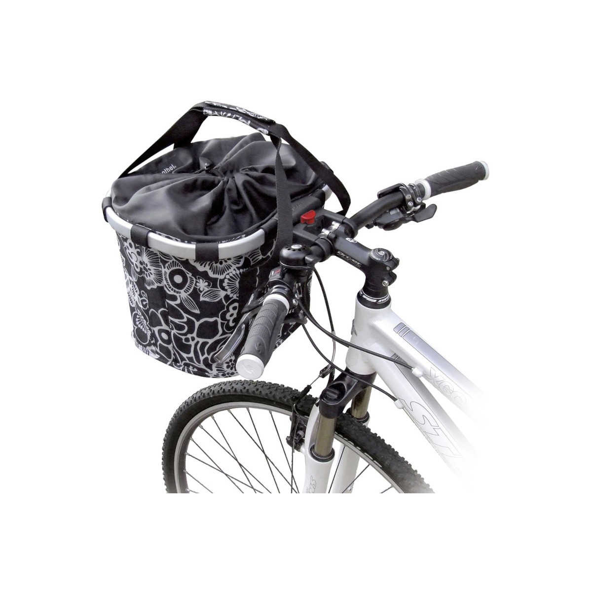 BikeBasket fleur noir BikeBasket fleur noir