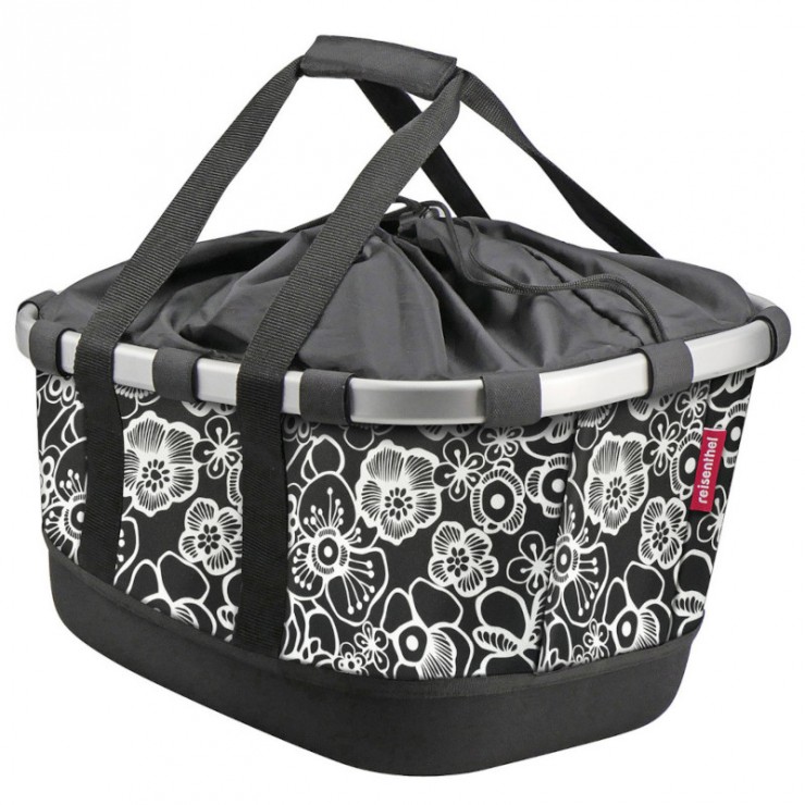 Bikebasket GT pour Uniklip Fleurs noires