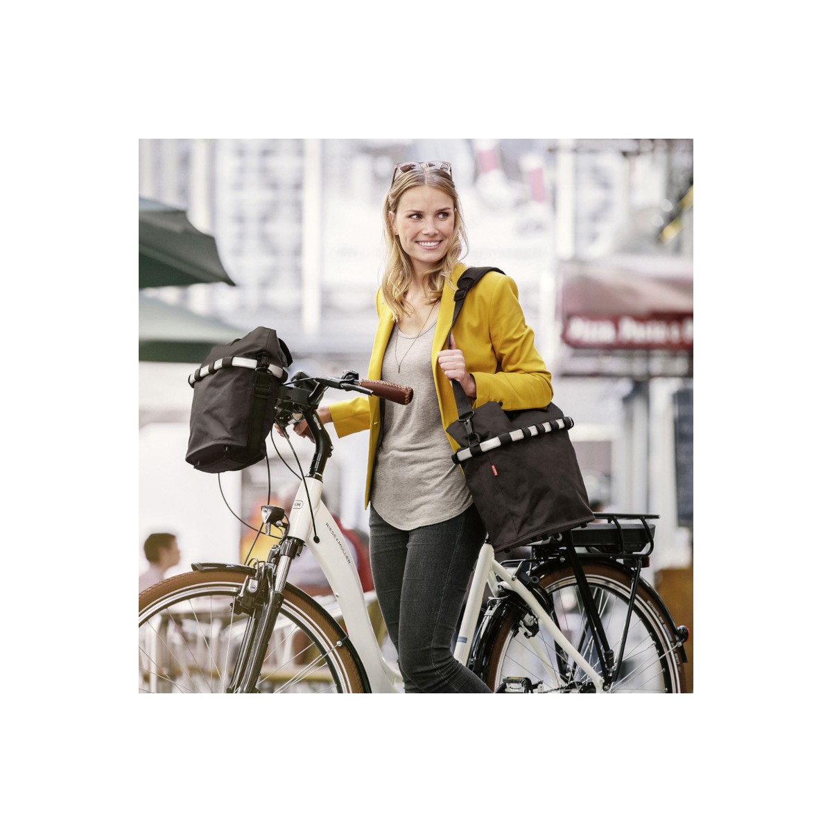 Bikebasket Oval M Noir Bikebasket Oval M Noir