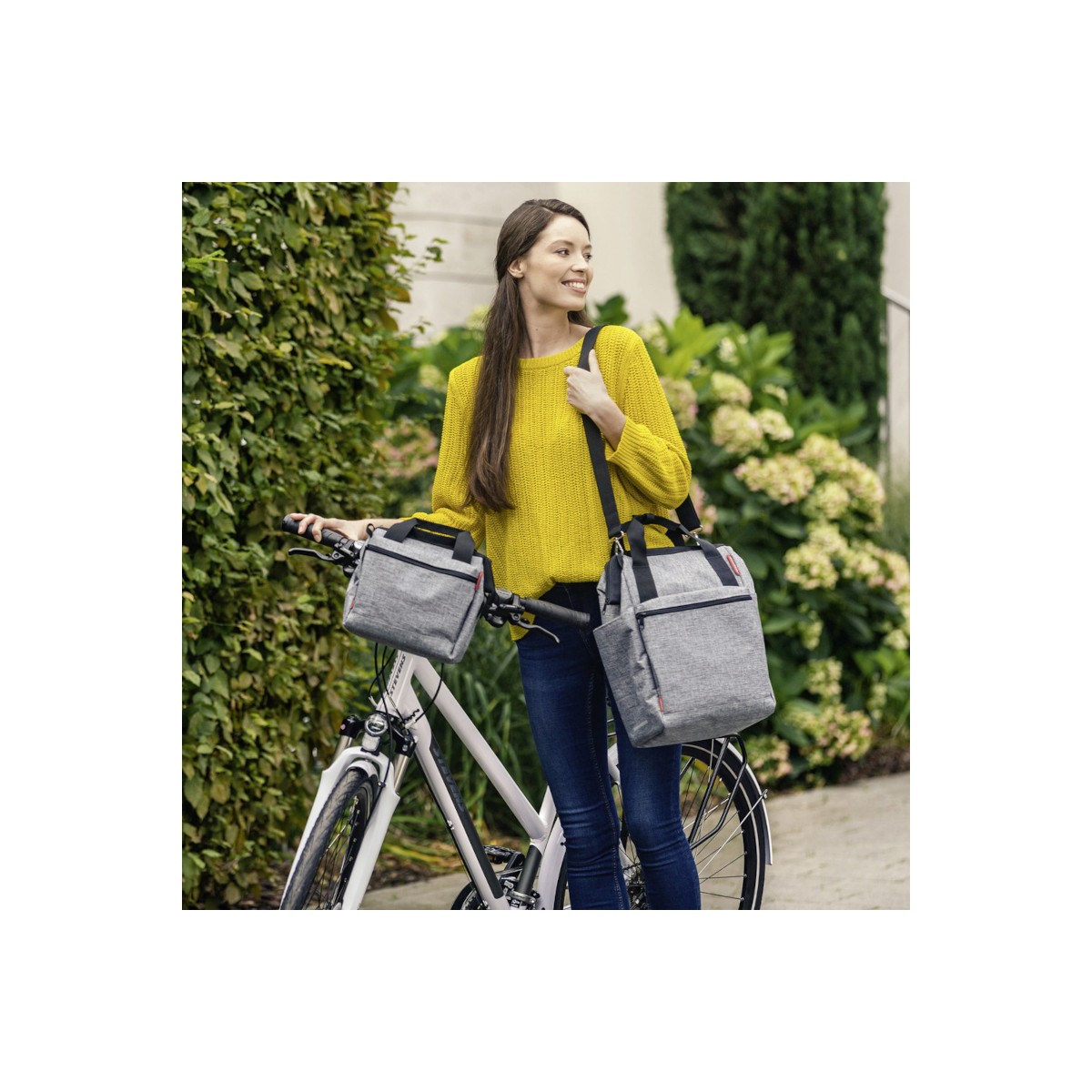 Sacoche Roomy Twist Argent Sacoche Roomy Twist Argent