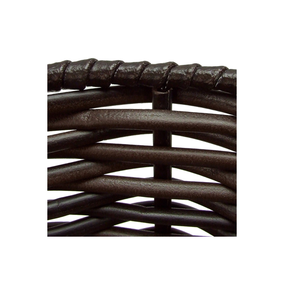 Panier "Structura Ovale" noir/marron Panier "Structura Ovale" noir/marron
