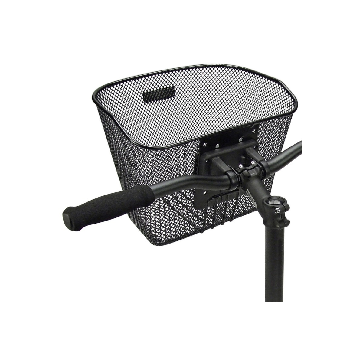 Panier Uni noir + fixation fixe Panier Uni noir + fixation fixe