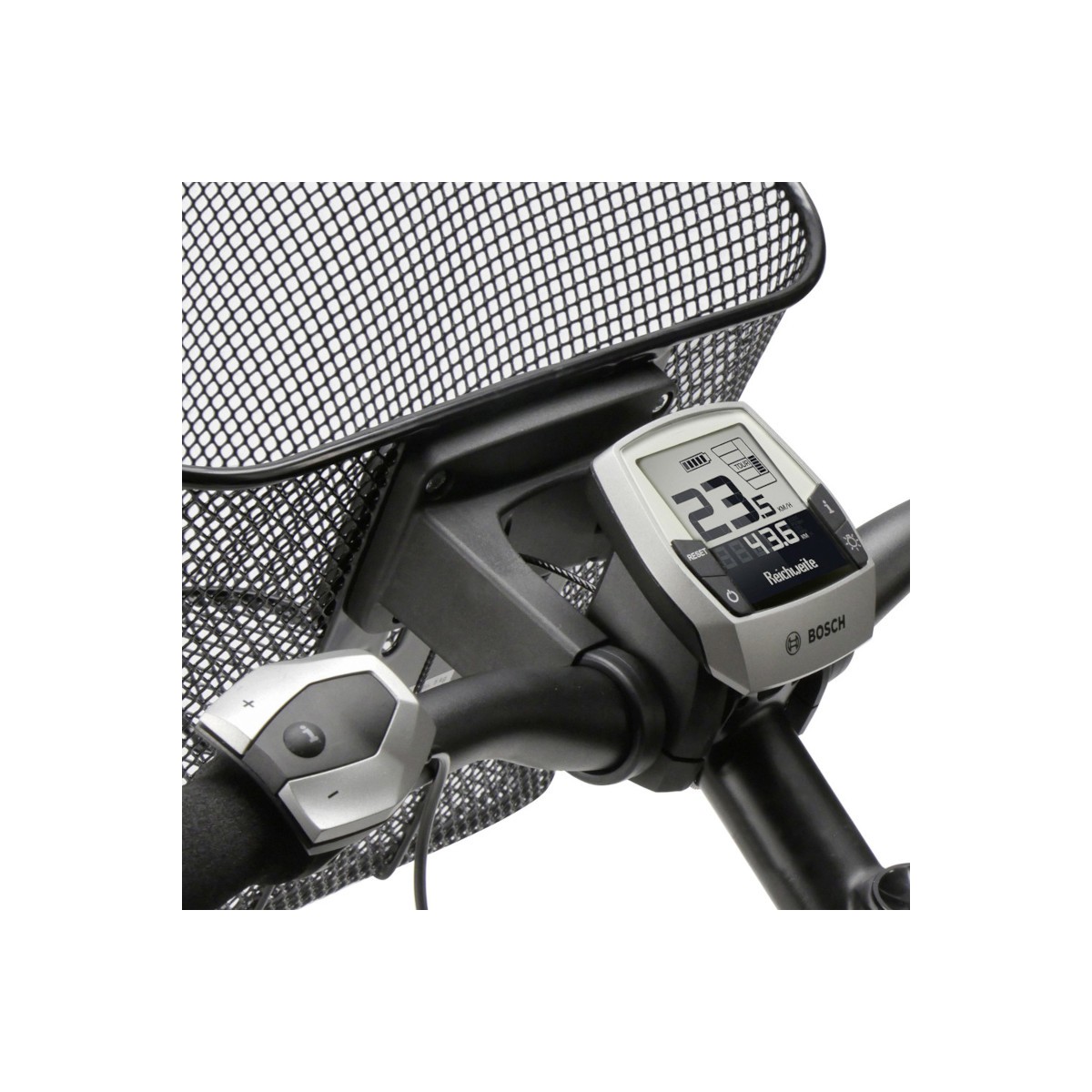 Panier Uni noir + fixation fixe VAE Panier Uni noir + fixation fixe VAE