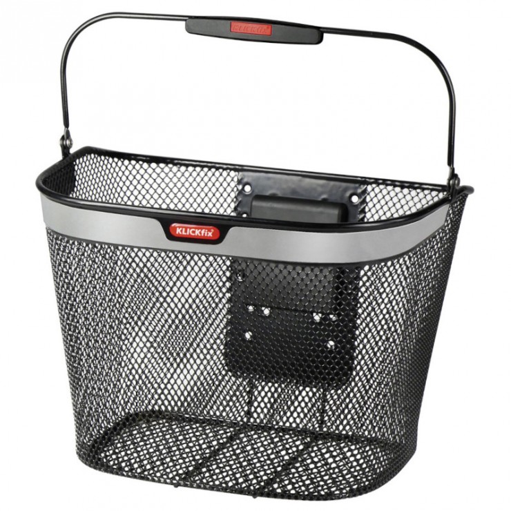 Panier Av uni noir rétroréfléchissant