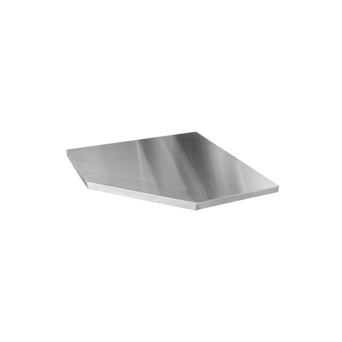 Plan de travail en Inox, meuble d'angle
