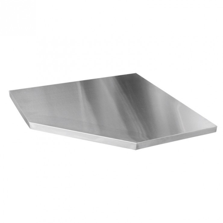 Plan de travail en Inox, meuble d'angle