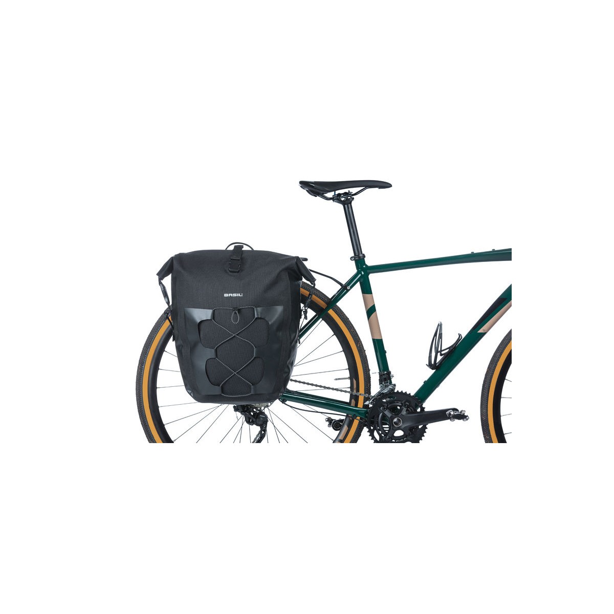 Basil Navigator Waterproof sacoche de vélo, 25-31L, noir Basil Navigator Waterproof sacoche de vélo, 25-31L, noir