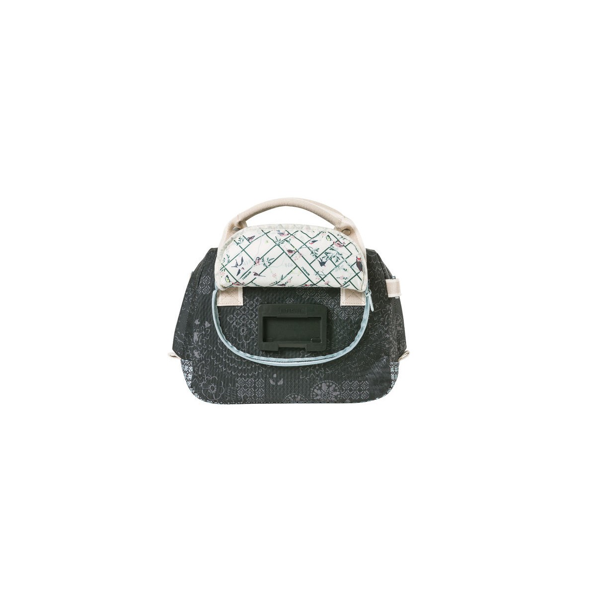 Sac de guidon Basil BOHEME-CITY 8L Compatible KF charchoal Sac de guidon Basil BOHEME-CITY 8L Compatible KF charchoal