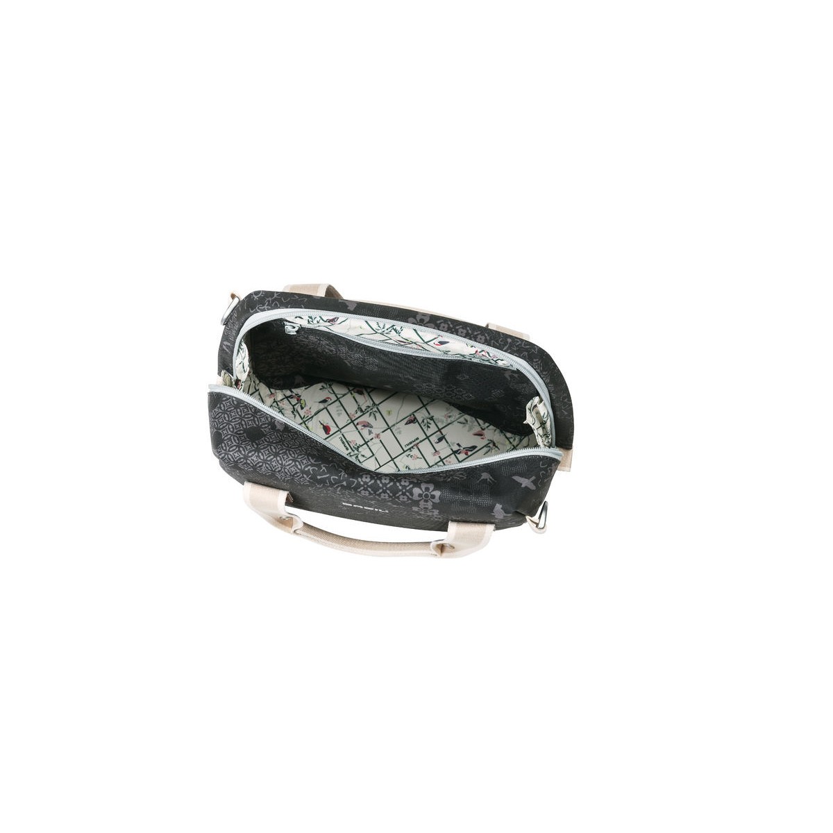 Sac de guidon Basil BOHEME-CITY 8L Compatible KF charchoal Sac de guidon Basil BOHEME-CITY 8L Compatible KF charchoal