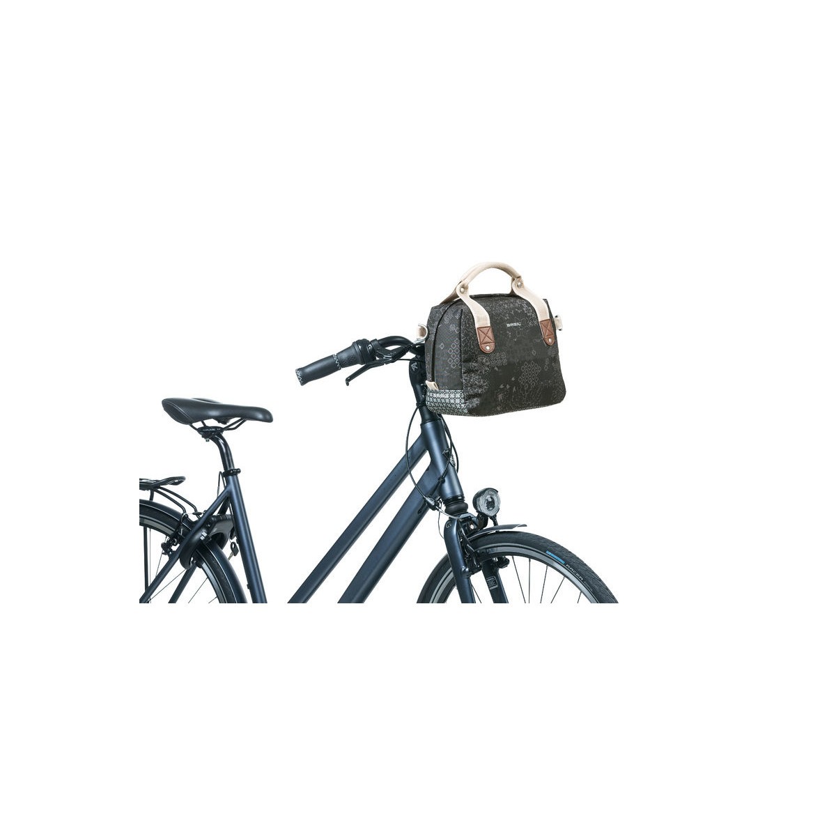 Sac de guidon Basil BOHEME-CITY 8L Compatible KF charchoal Sac de guidon Basil BOHEME-CITY 8L Compatible KF charchoal
