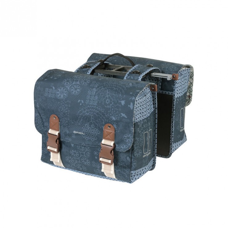 Basil Boheme sacoche double MIK, 35L, Bleu
