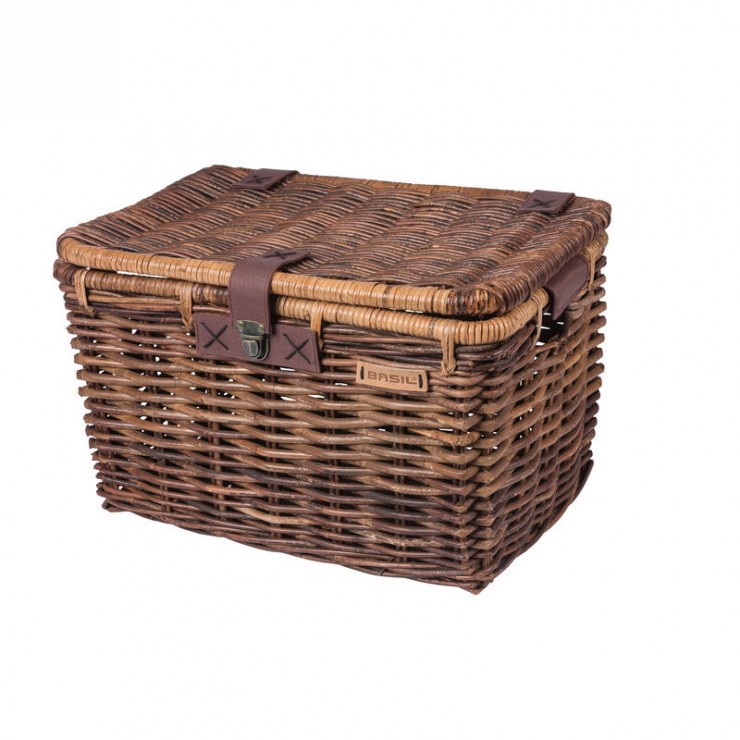Coffre en rotin DENTON L, marron naturel