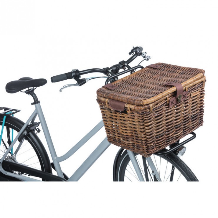 Coffre en rotin DENTON L, marron naturel