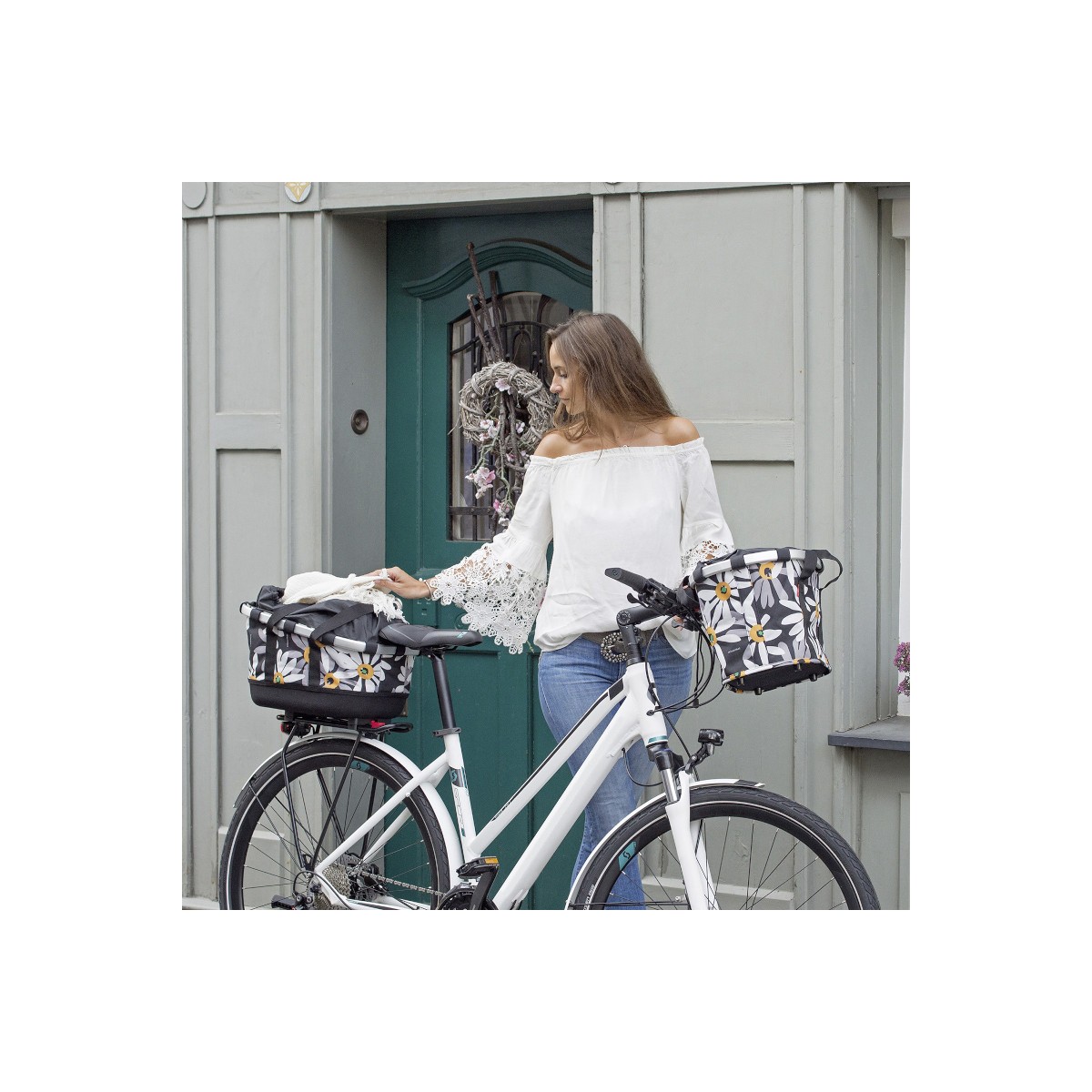Bikebasket GT pour Racktime Marguerites Bikebasket GT pour Racktime Marguerites
