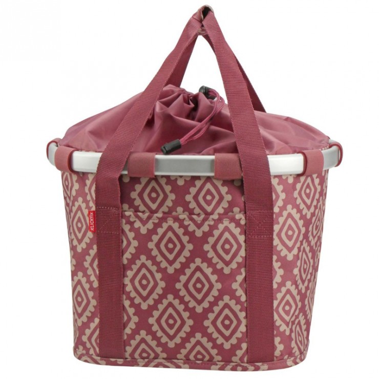 Panier Bikebasket diamants rouges