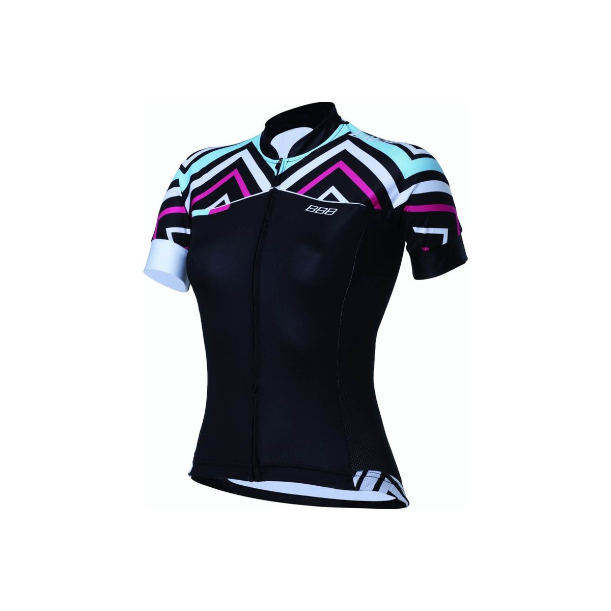 Maillot été Femme "Omnium" jersey Noir Design Maillot été Femme "Omnium" jersey Noir Design