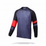 Maillot VTT ML "Switchback" - Vetement Couleur : Gris/Noir/Rouge